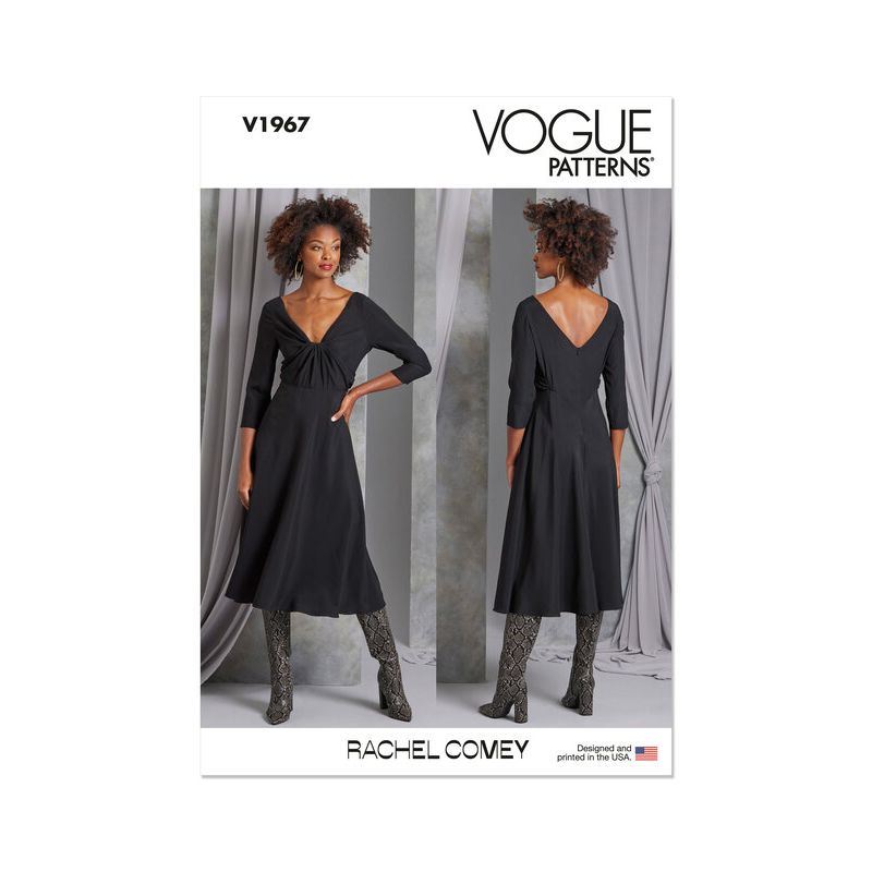 Patron Vogue 1967 U5 - Robe doublée