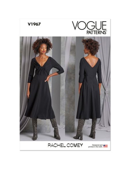 Patron Vogue 1967 U5 - Robe doublée