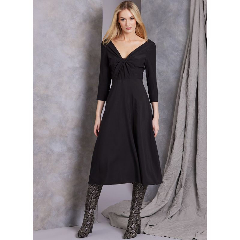 Patron Vogue 1967 U5 - Robe doublée