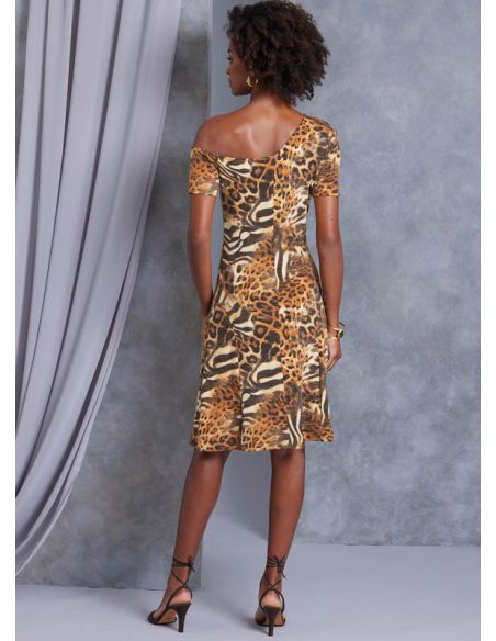 Patron Vogue 1968 B5 - Robe moulante