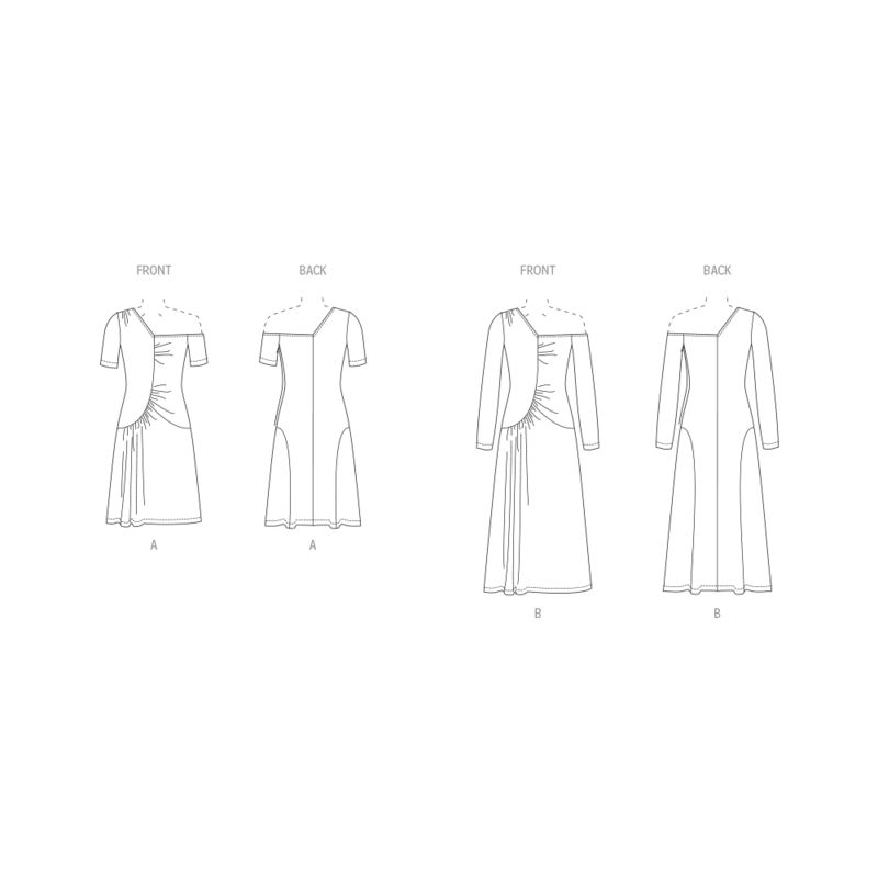 Patron Vogue 1968 Y5 - Robe moulante