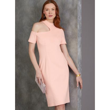 Patron Vogue 1969 Y5 - Robe moulante à épaule dénudée 2