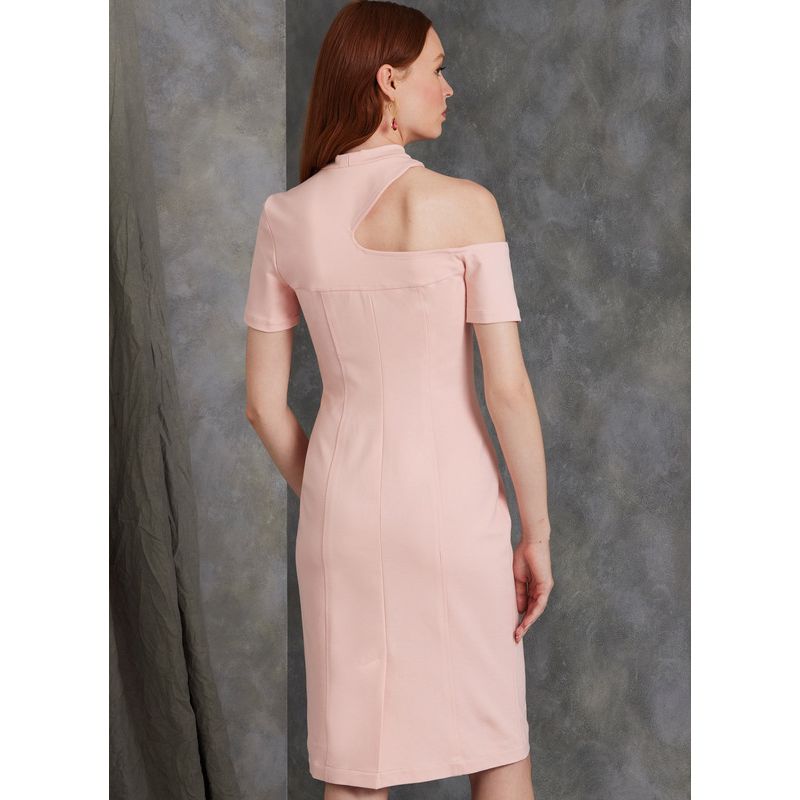 Patron Vogue 1969 Y5 - Robe moulante à épaule dénudée