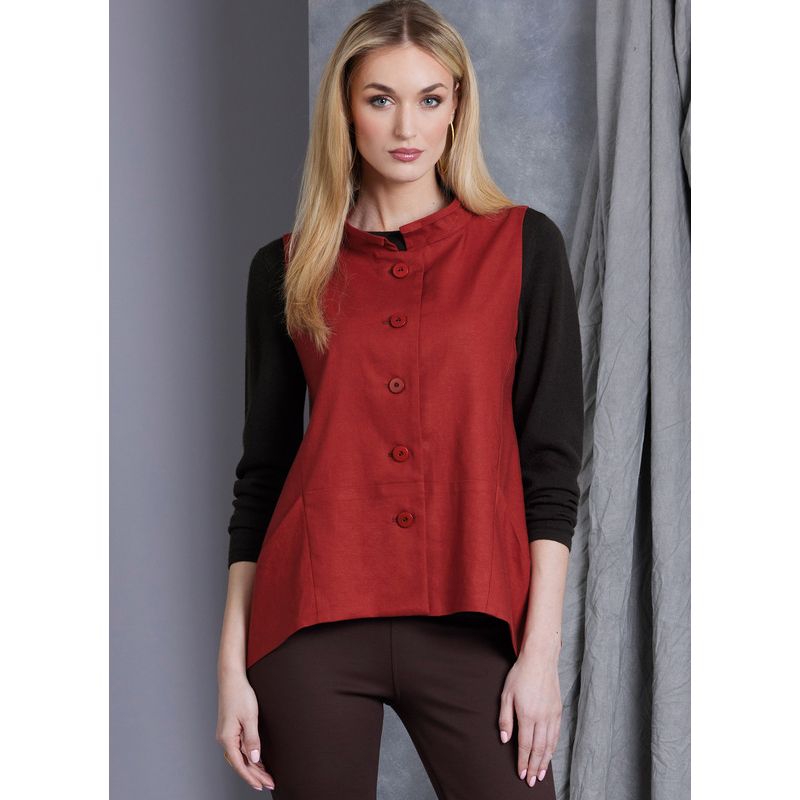 Patron Vogue 1970 B5 - Gilet et veste semi ajustés