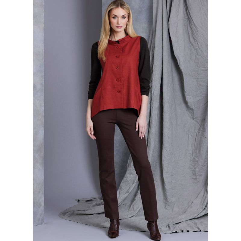 Patron Vogue 1970 B5 - Gilet et veste semi ajustés