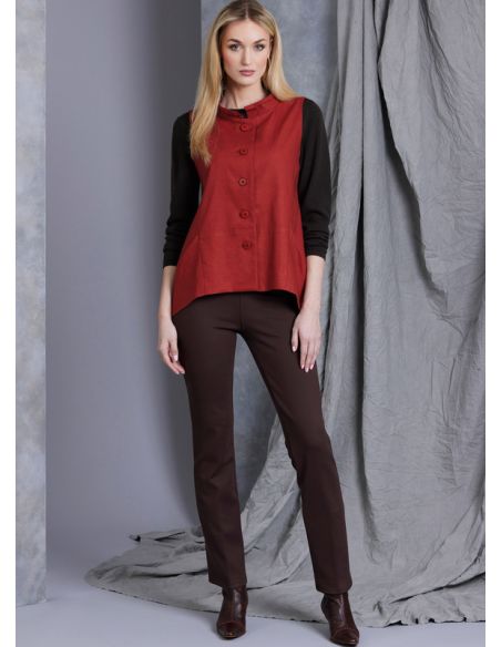 Patron Vogue 1970 B5 - Gilet et veste semi ajustés