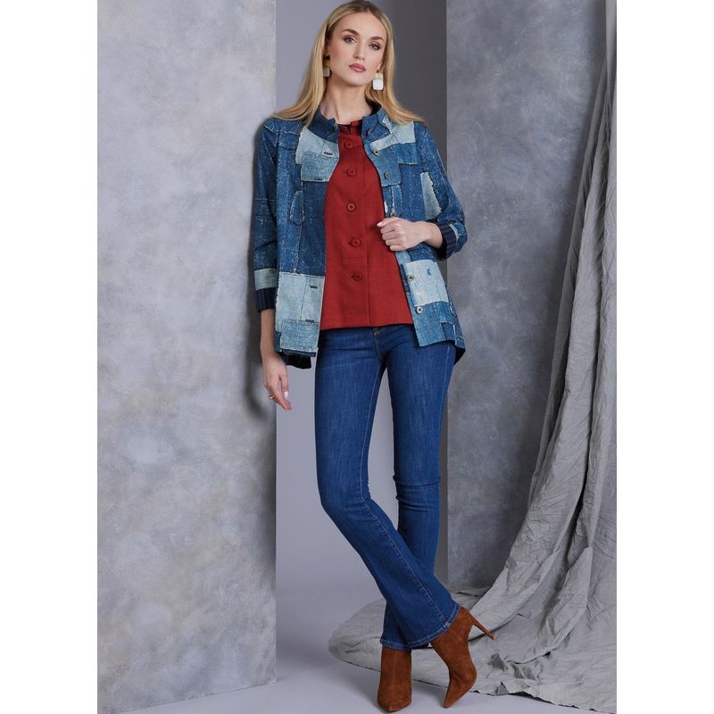 Patron Vogue 1970 B5 - Gilet et veste semi ajustés