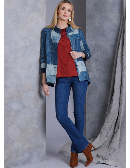 Patron Vogue 1970 B5 - Gilet et veste semi ajustés