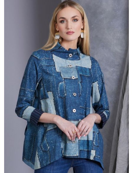 Patron Vogue 1970 Y5 - Gilet et veste semi ajustés