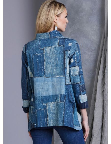 Patron Vogue 1970 Y5 - Gilet et veste semi ajustés