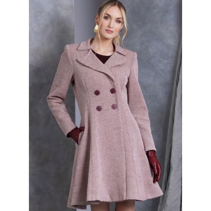 Patron Vogue 1971 H5 - Manteau ajusté 2