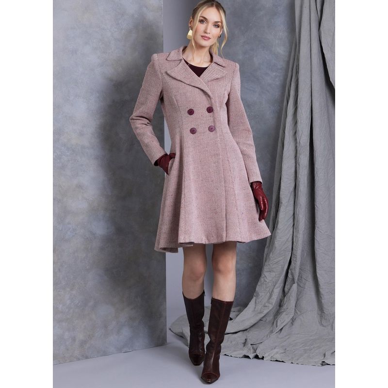 Patron Vogue 1971 H5 - Manteau ajusté