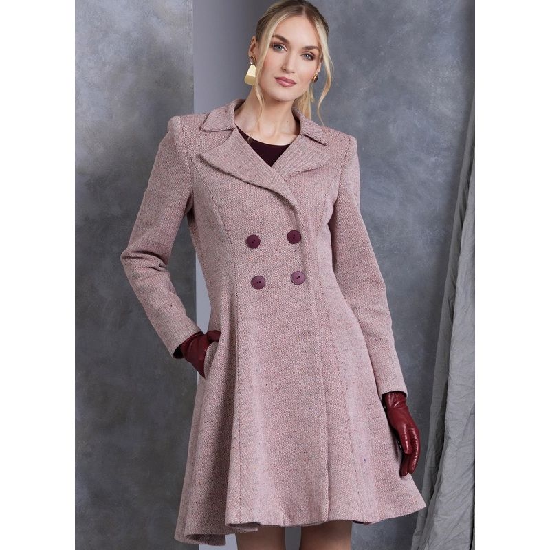 Patron Vogue 1971 R5 - Manteau ajusté