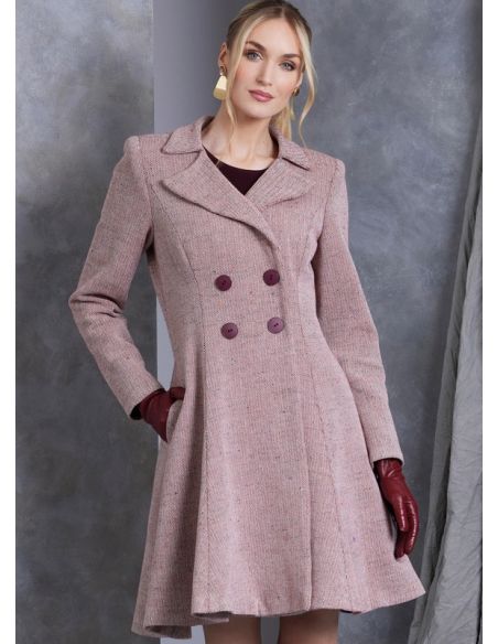 Patron Vogue 1971 R5 - Manteau ajusté