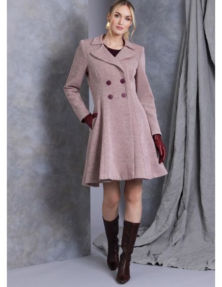 Patron Vogue 1971 R5 - Manteau ajusté