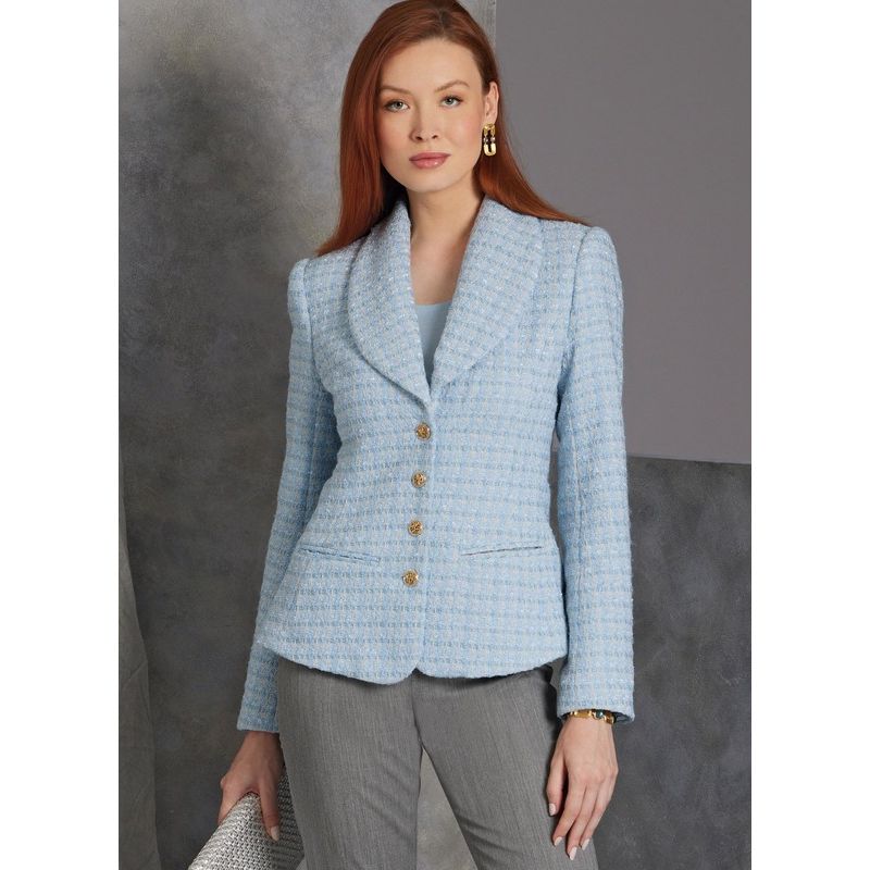 Patron Vogue 1972 H5 - Veste semi-ajustée