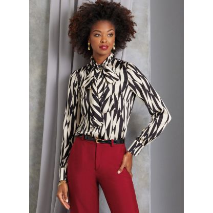 Patron Vogue 1973 U5 - Chemisier semi ajustée 2