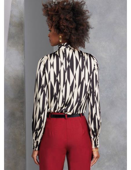 Patron Vogue 1973 U5 - Chemisier semi ajustée