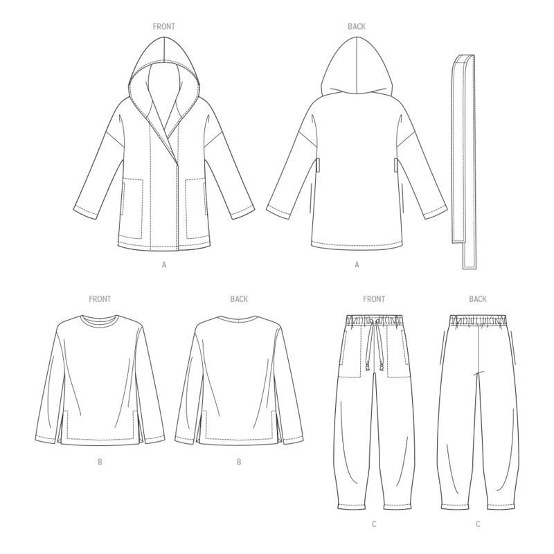 Patron Vogue 1975 A - Veste ample