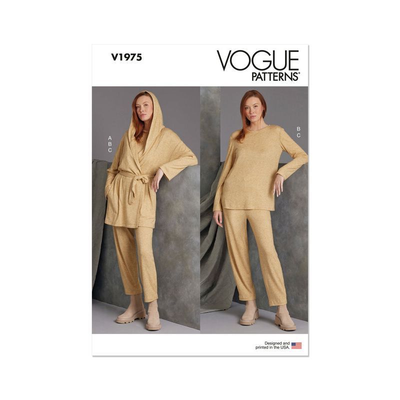 Patron Vogue 1975 A - Veste ample