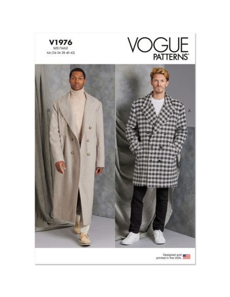 Patron Vogue 1976 BB - Manteau doublé