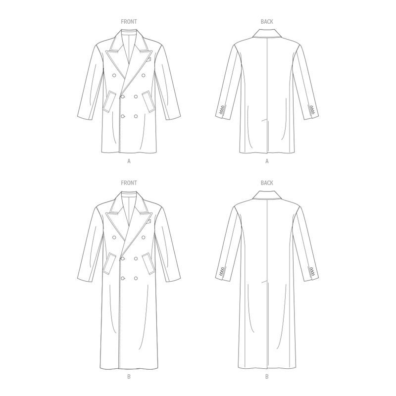 Patron Vogue 1976 BB - Manteau doublé