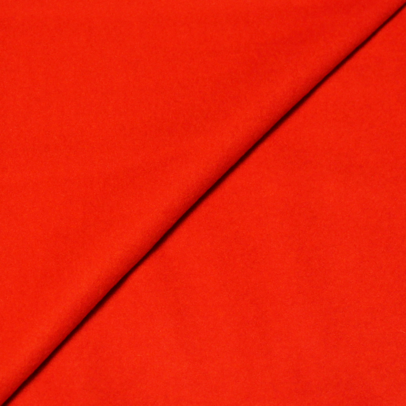 Drap de laine 100% laine - Rouge vermillon