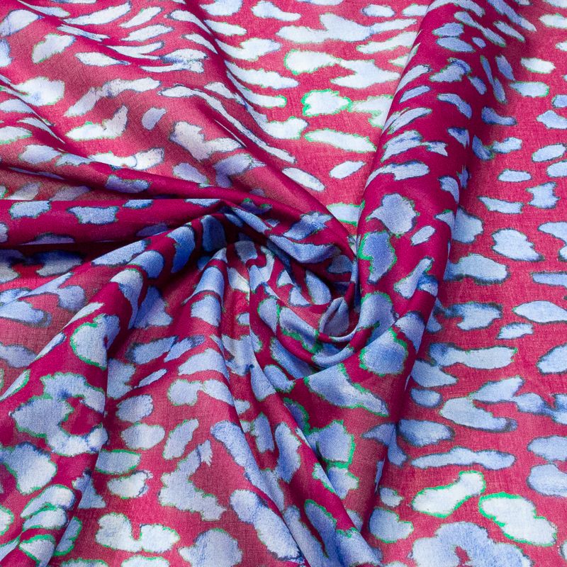 Voile 100% coton - Festivité Léopard