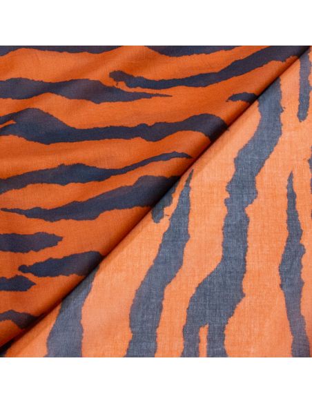 Voile 100% coton - Empreinte Faune