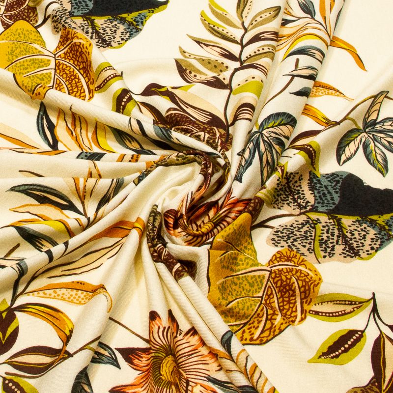 Jersey viscose - Jardin d'Automne