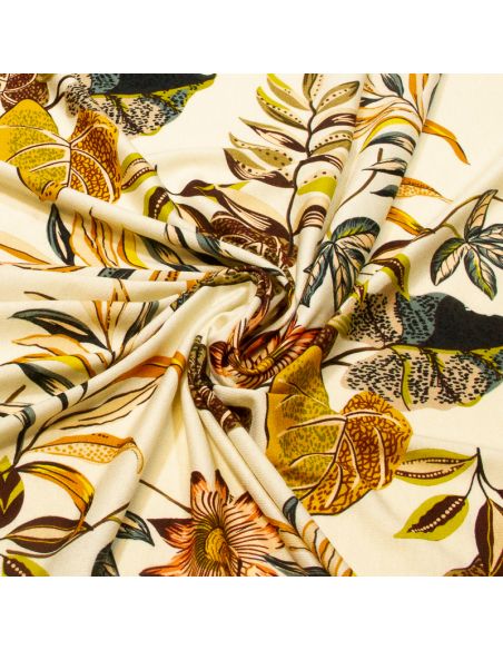 Jersey viscose - Jardin d'Automne