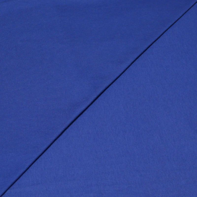 Jersey coton & élasthanne - Bleu
