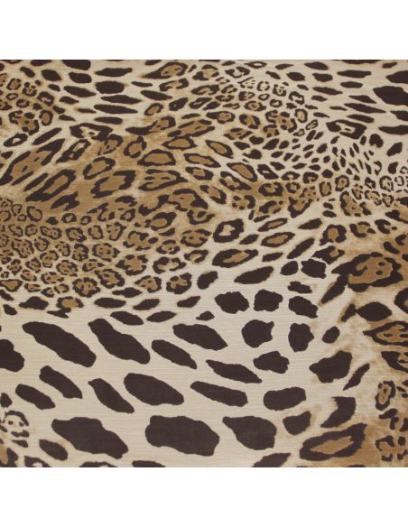 Mousseline crinckle - Éclat félin