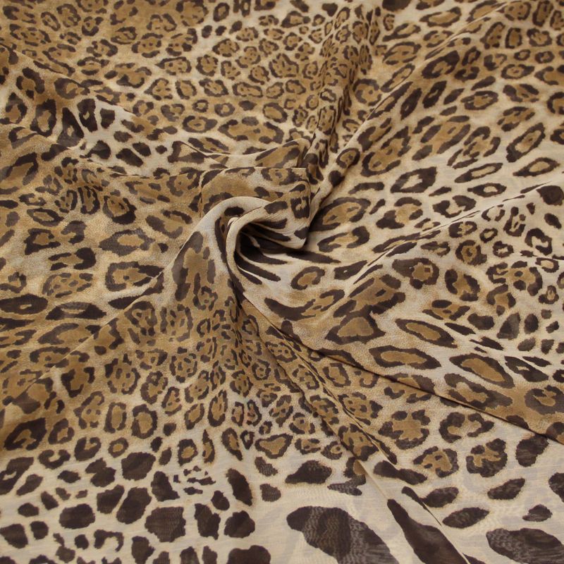 Mousseline crinckle - Éclat félin