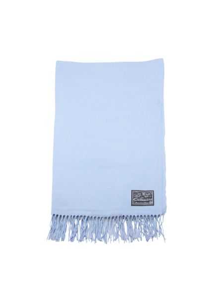 Écharpe de laine & cachemire - Ciel