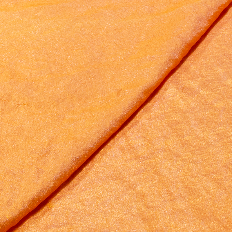 Toile de viscose lamé - Orange