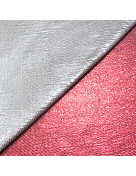 Taffetas sergé lamé - Rouge