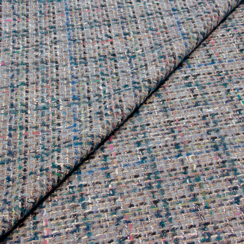 Tweed laine & alpaga - Camaïeu Pastel