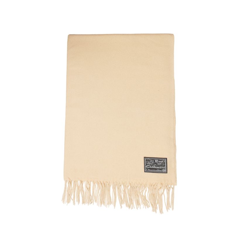 Écharpe de laine & cachemire - Beige