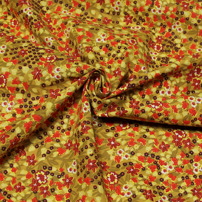 Cretonne 100% coton - Jardin d'automne