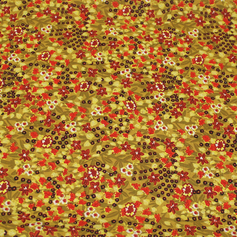 Cretonne 100% coton - Jardin d'automne