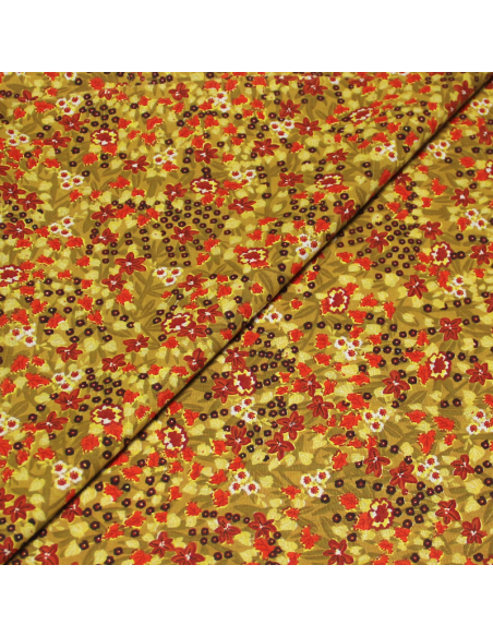 Cretonne 100% coton - Jardin d'automne