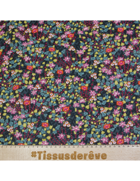 Cretonne 100% coton - Jardin Nocturne