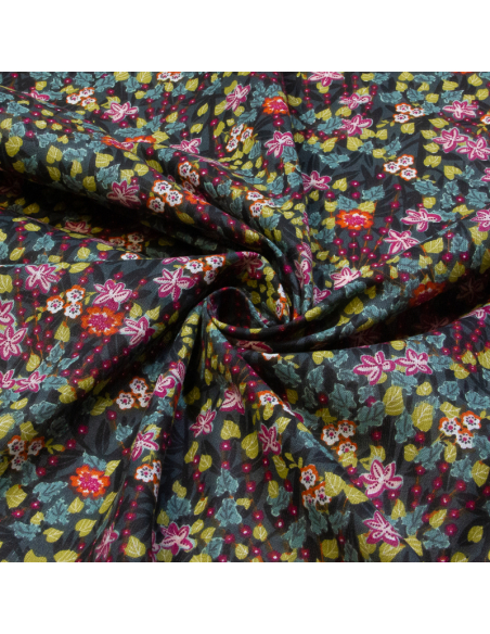 Cretonne 100% coton - Jardin Nocturne