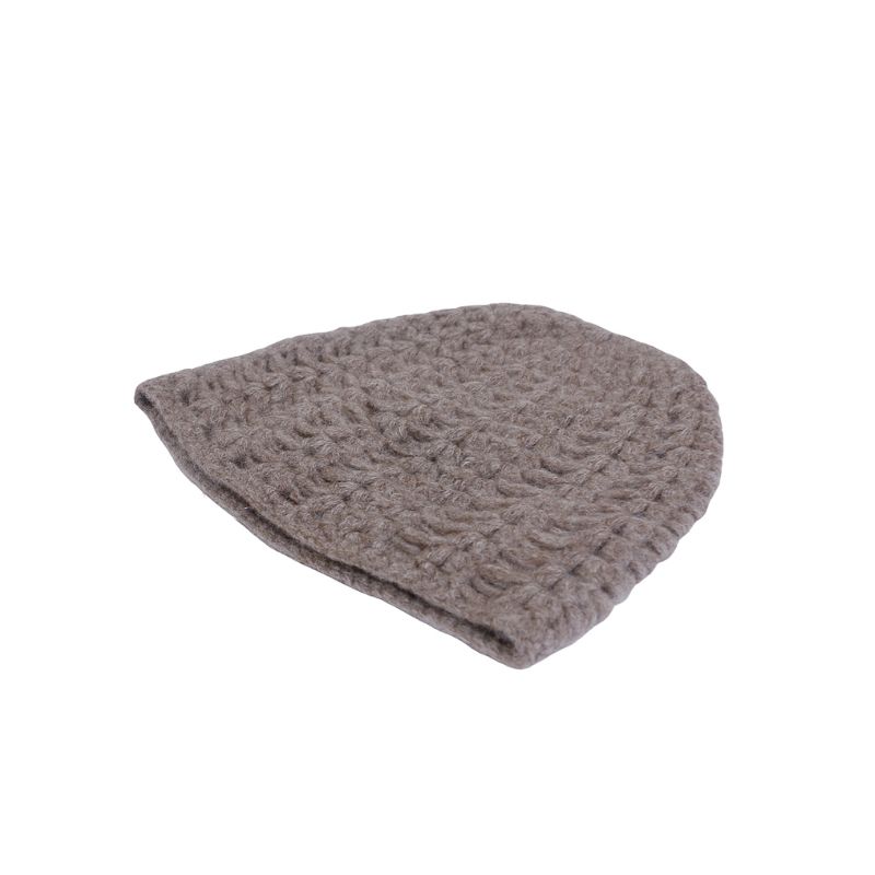 Bonnet 100% Yak - Beige foncé