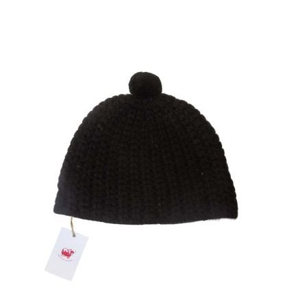 Bonnet 100% Yak pompon - Noir 2
