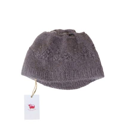 Bonnet 100% Yak ajouré - Taupe 2