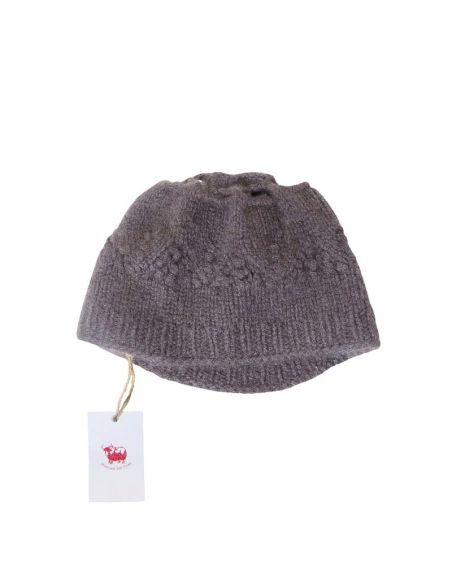 Bonnet 100% Yak ajouré - Taupe