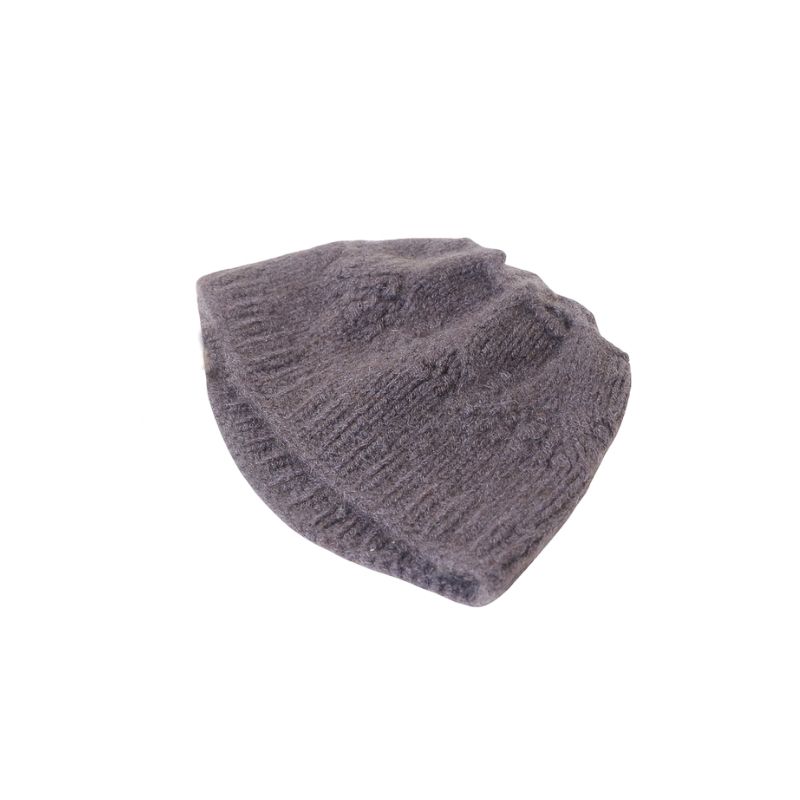 Bonnet 100% Yak ajouré - Taupe