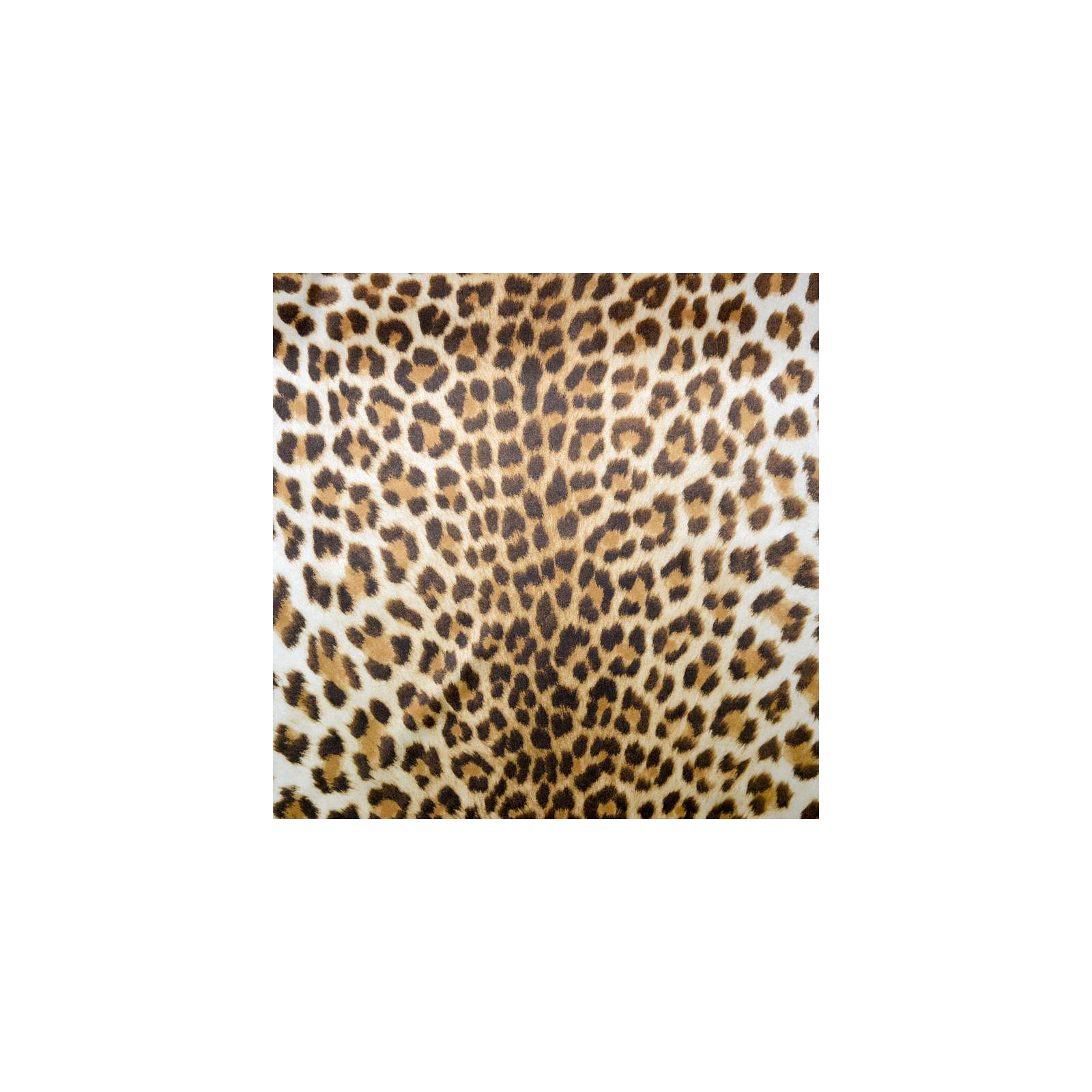 Tissu Satin de Soie imprimé léopard marron